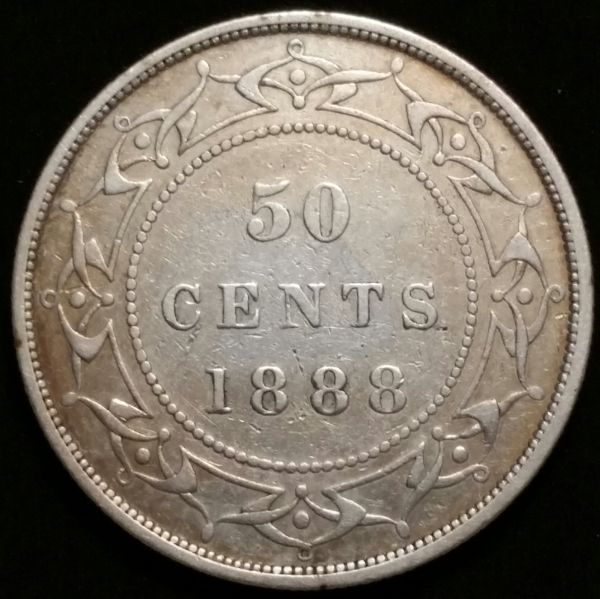 1888-Newfoundland-50-Cent